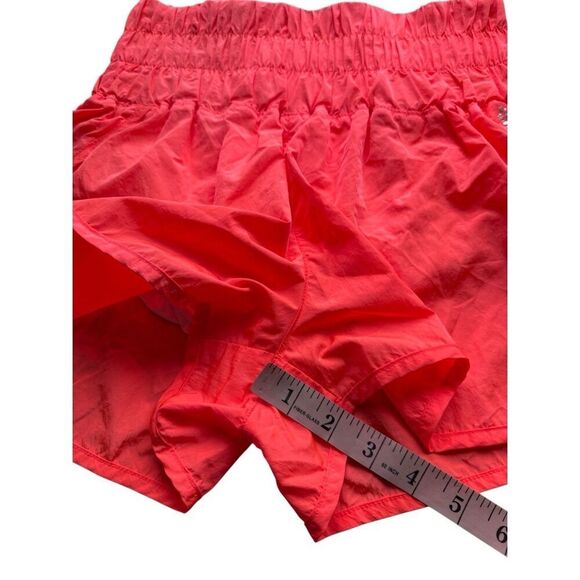 Free People Movement The Way Home Shorts in Arctic Papaya/Neon Orange Size S - Picture 8 of 11